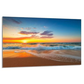 TMK Staklena zaštitna ploča za štednjak 80x52 Sea