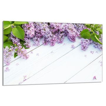 TMK Staklena zaštitna ploča za štednjak 80x52 Lilac