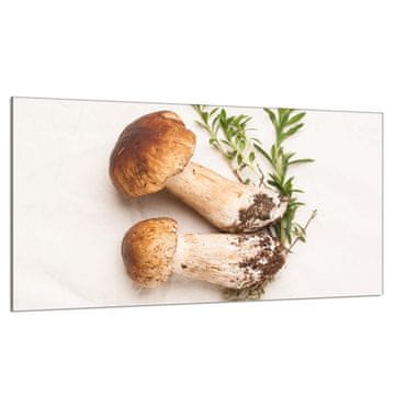 TMK Zaštitna staklena ploča za štednjak 90x52 Gljive