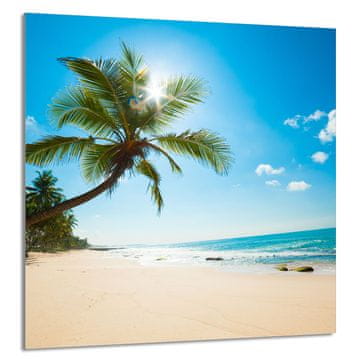 TMK STAKLENA PLOČA ZA KUHINJU 60x65 Beach