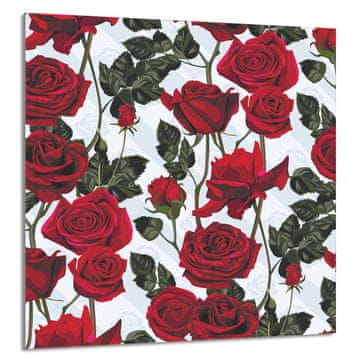 TMK STAKLENA PLOČA ZA KUHINJU 60x65 Roses