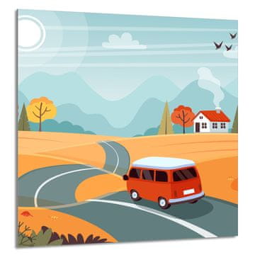 TMK STAKLENA PLOČA ZA KUHINJU 60x65 Auto