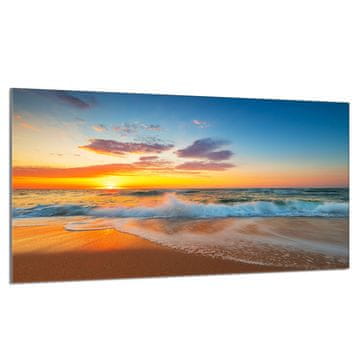 TMK Staklena zaštitna ploča za štednjak 90x52 Sea