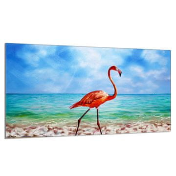 TMK Staklena zaštita za ploču za kuhanje 90x52 Flamingo