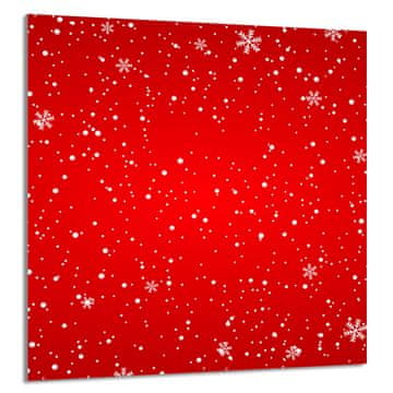 TMK STAKLENA PLOČA ZA KUHINJU 60x65 Crvena