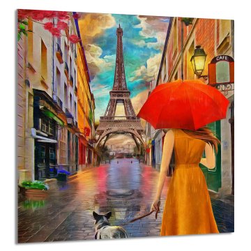 TMK STAKLENA PLOČA ZA KUHINJU 60x65 Pariz