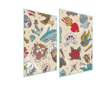 TMK ZAŠTITNA PLOČA OD STAKLA ZA KUHINJU 2x35x52 BAJKA