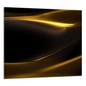 TMK STAKLENA PLOČA ZA KUHINJU 65x60 Zlatna