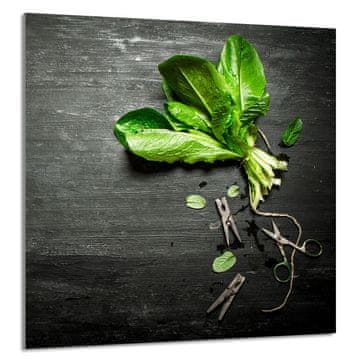 TMK STAKLENA PLOČA ZA KUHINJU 60x65 Bosiljak