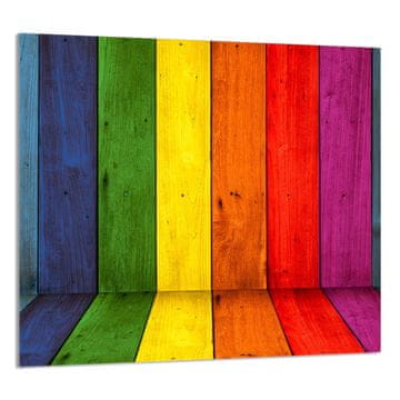 TMK STAKLENA PLOČA ZA KUHINJU 65x60 Šarena