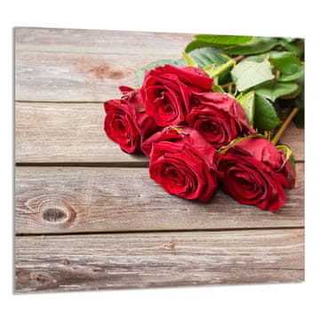 TMK STAKLENA PLOČA ZA KUHINJU 65x60 Roses