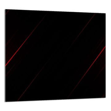 TMK STAKLENA PLOČA ZA KUHINJU 65x60 Crna