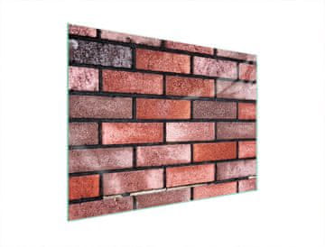 TMK ZAŠTITNA PLOČA OD STAKLA ZA PEĆ 70x52 CIGLENA