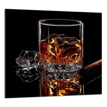 TMK STAKLENA PLOČA ZA KUHINJU 65x60 Whiskey