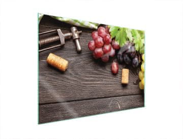 TMK ZAŠTITNA PLOČA OD STAKLENA ZA ŠTEDNJAK 70x52 VOĆE