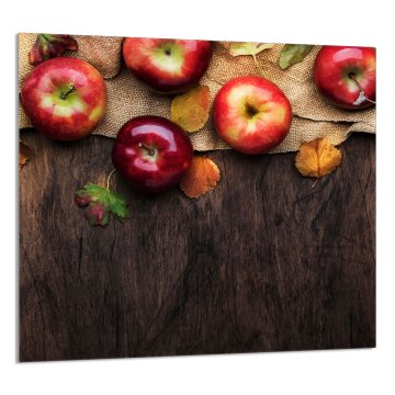 TMK STAKLENA PLOČA ZA KUHINJU 65x60 Jabuke