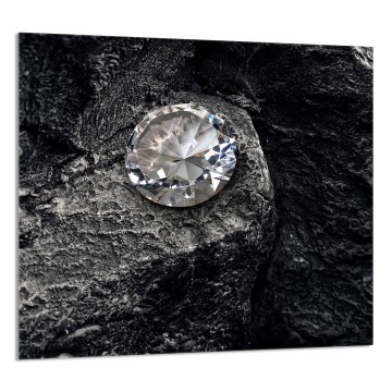 TMK STAKLENA PLOČA ZA KUHINJU 65x60 Diamond