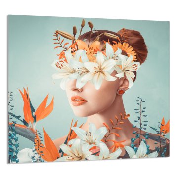 TMK STAKLENA PLOČA ZA KUHINJU 65x60 Ženski