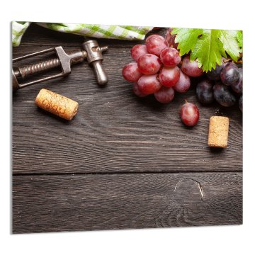 TMK STAKLENA PLOČA ZA KUHINJU 65x60 Voće