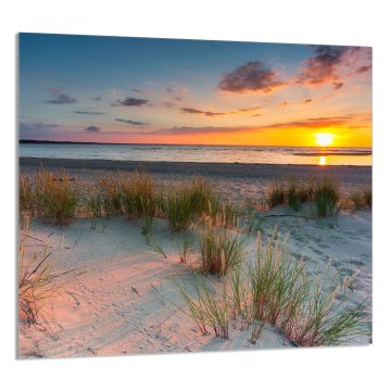 TMK STAKLENA PLOČA ZA KUHINJU 65x60 Beach