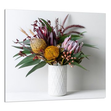 TMK STAKLENA PLOČA ZA KUHINJU 65x60 Cvijeće