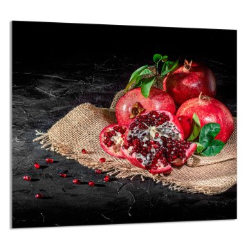 TMK STAKLENA PLOČA ZA KUHINJU 65x60 Tamnoplava