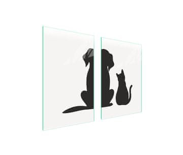 TMK ZAŠTITNA STAKLENA PLOČA ZA KUHINJU 65x52 ŽIVOTINJE