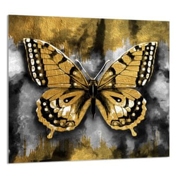 TMK STAKLENA PLOČA ZA KUHINJU 65x60 Leptir