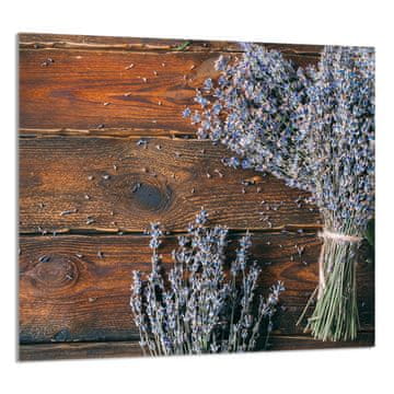 TMK STAKLENA PLOČA ZA KUHINJU 65x60 Lavanda