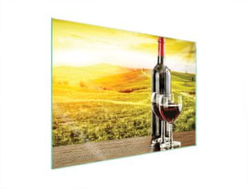 TMK ZAŠTITNA PLOČA OD STAKLENA ZA ŠTEDNJAK 70x52 ZA VINO