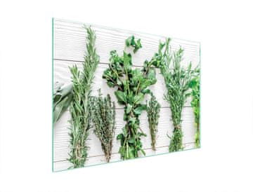 TMK STAKLENA ZAŠTITNA PLOČA ZA ŠTEDNJAK 70x52 ZAČINI