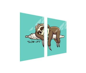 TMK ZAŠTITNA STAKLENA PLOČA ZA KUHINJU 65x52 SLOTH
