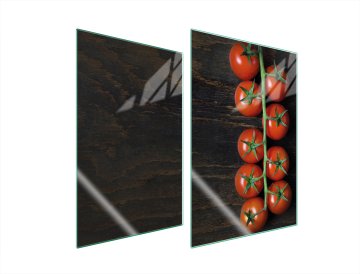 TMK ZAŠTITNA STAKLENA PLOČA ZA KUHINJU 2x35x52 RAJČICA