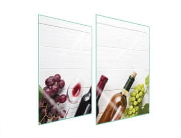 TMK ZAŠTITNI TANJUR OD STAKLENA ZA KUHINJU 2x35x52 ZA VINO