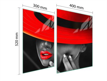 TMK ZAŠTITNA PLOČA OD STAKLA ZA ŠTEDNJAK 70x52 ŽENSKA