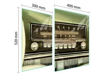 TMK ZAŠTITNA PLOČA OD STAKLA ZA ŠTEDNJAK 70x52 RADIO