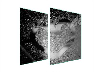 TMK ZAŠTITNA PLOČA OD STAKLA ZA ŠTEDNJAK 70x52 SRCE