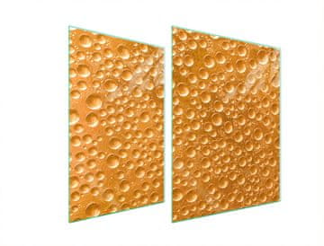 TMK ZAŠTITNA PLOČA OD STAKLA ZA ŠTEDNJAK 70x52 DROPS