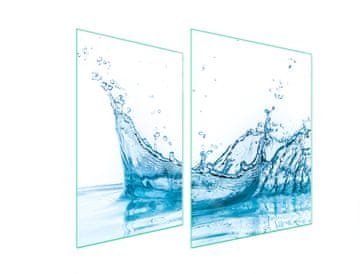 TMK ZAŠTITNA PLOČA OD STAKLENA ZA ŠTEDNJAK 70x52 VODA