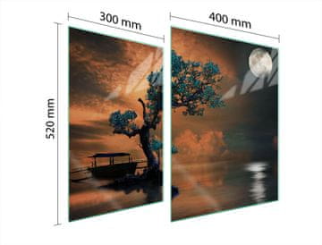 TMK ZAŠTITNA PLOČA OD STAKLA ZA ŠTEDNJAK 70x52 DRVO