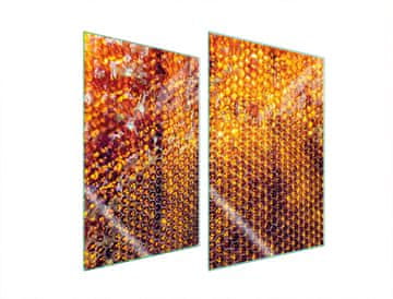 TMK ZAŠTITNA STAKLENA PLOČA ZA KUHINJU 2x35x52 MEDENA