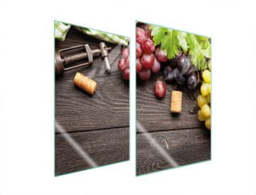 TMK ZAŠTITNI TANJUR OD STAKLENA ZA KUHINJU 2x35x52 VOĆE