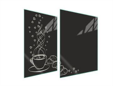 TMK ZAŠTITNA PLOČA OD STAKLENA ZA ŠTEDNJAK 70x52 ZA KAFU