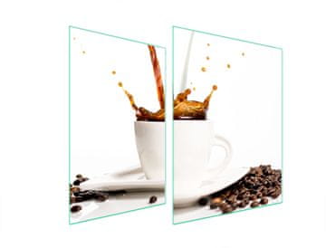 TMK ZAŠTITNA PLOČA OD STAKLENA ZA ŠTEDNJAK 70x52 ZA KAFU