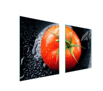 TMK ZAŠTITNA PLOČA OD STAKLA ZA ŠTEDNJAK 85x52 RAJČICA