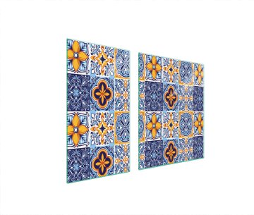 TMK ZAŠTITNA PLOČA OD STAKLA ZA ŠTEDNJAK 90x52 MOSAIC