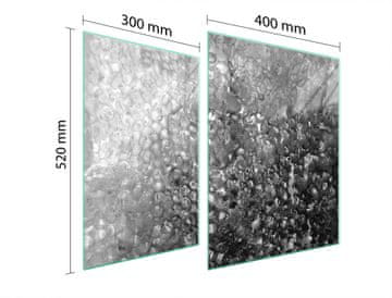 TMK ZAŠTITNA PLOČA OD STAKLA ZA ŠTEDNJAK 70x52 DROPS