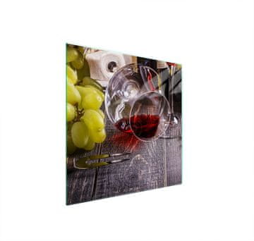 TMK ZAŠTITNA PLOČA OD STAKLENA ZA ŠTEDNJAK ZA VINO 50x52