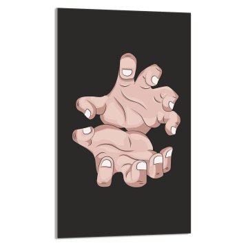 TMK STAKLENA DASKA ZA REZANJE 30x52 Ruke