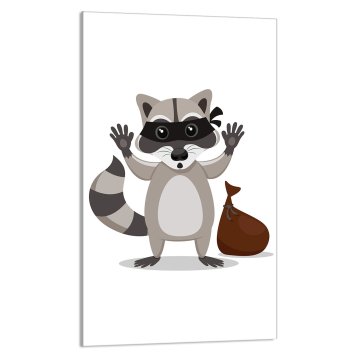 TMK STAKLENA DASKA ZA REZANJE 30x52 Rakun